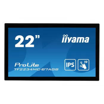 iiyama ProLite TF2234MC-B7AGB computermonitor 54,6 cm (21,5 inch) 1920 x 1080 pixel Full HD LED-touchscreen multi-user zwart