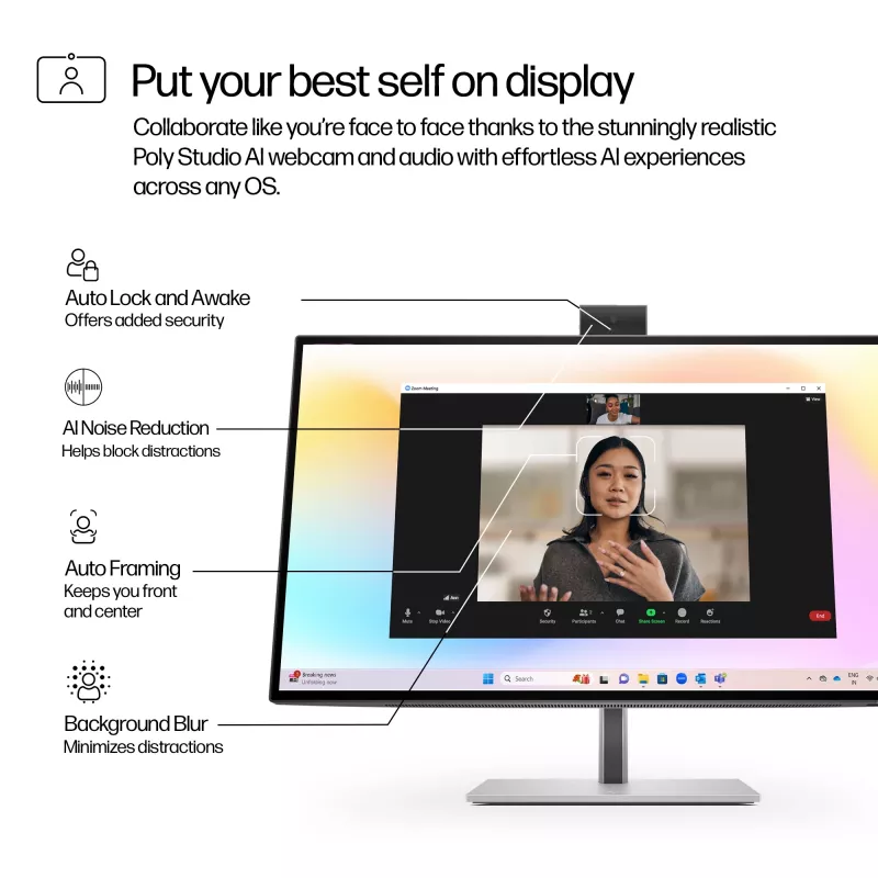 HP Series 7 Pro 27 inch 4K conferentiemonitor - 727pm