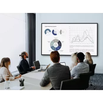 Viewsonic CDE7530 signage display 190,5 cm (75 inch) Wi-Fi 450 cd/m² 4K Ultra HD zwart geïntegreerde processor Android 11