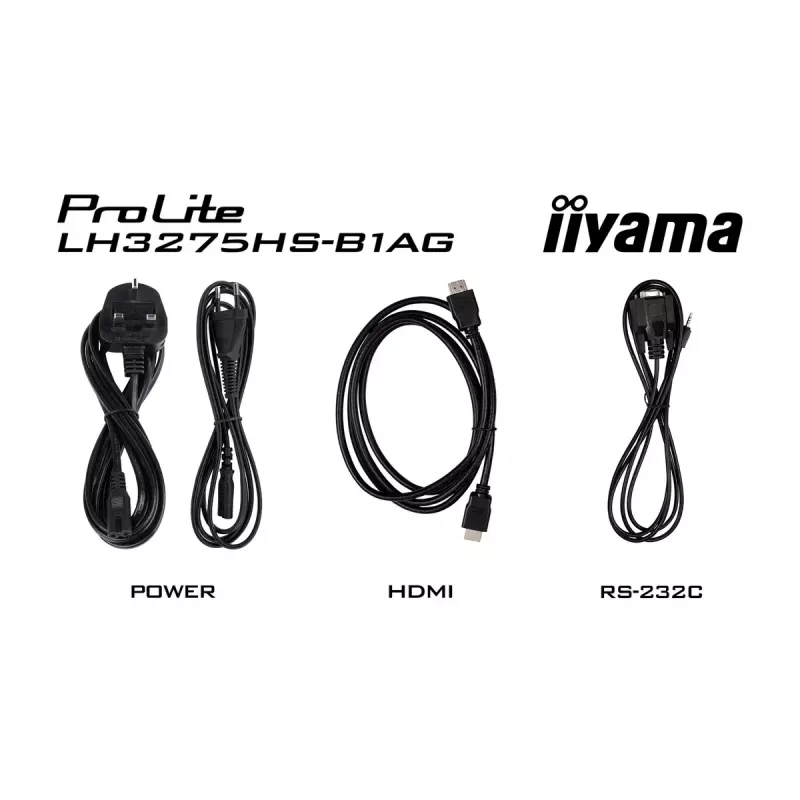Digitaal signage flatscreen iiyama LH3275HS-B1AG 32 inch LCD Full HD 1920 x 1080
