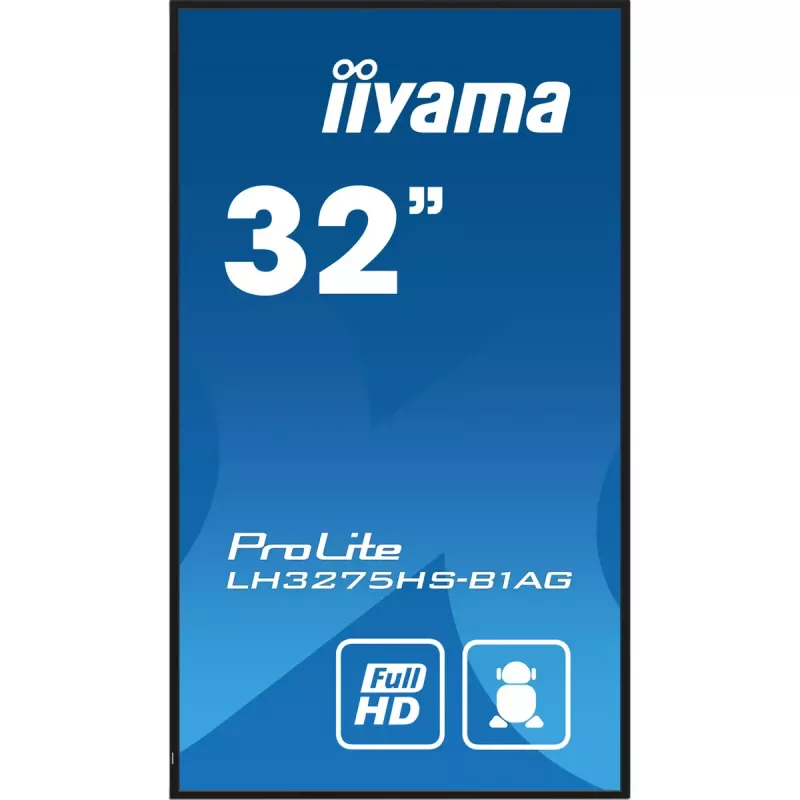 Digitaal signage flatscreen iiyama LH3275HS-B1AG 32 inch LCD Full HD 1920 x 1080