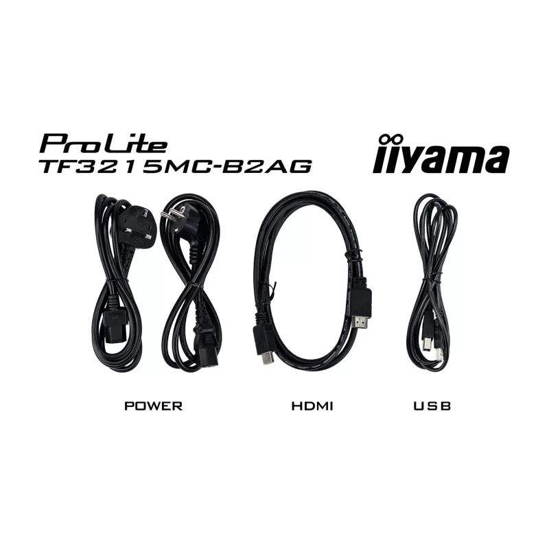 iiyama ProLite TF3215MC-B2AG computermonitor 80 cm (31,5 inch) 1920 x 1080 pixel Full HD LED-touchscreen kiosk zwart