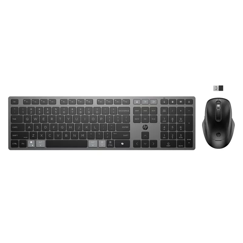 HP 725 multi-device oplaadbare draadloze toetsenbord- en muisset