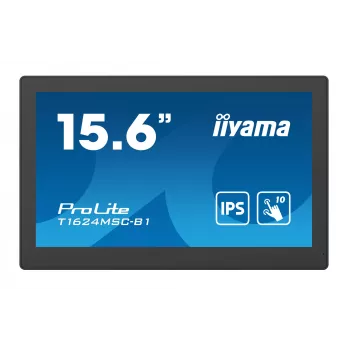 iiyama T1624MSC-B1 computermonitor 39,6 cm (15,6 inch) 1920 x 1080 pixel Full HD LED touchscreen zwart