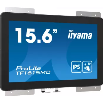iiyama ProLite TF1615MC-B1 computermonitor 39,6 cm (15,6 inch) 1920 x 1080 pixel Full HD touchscreen zwart