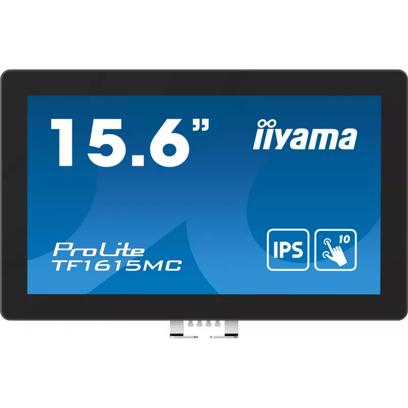 iiyama ProLite TF1615MC-B1 computermonitor 39,6 cm (15,6 inch) 1920 x 1080 pixel Full HD touchscreen zwart
