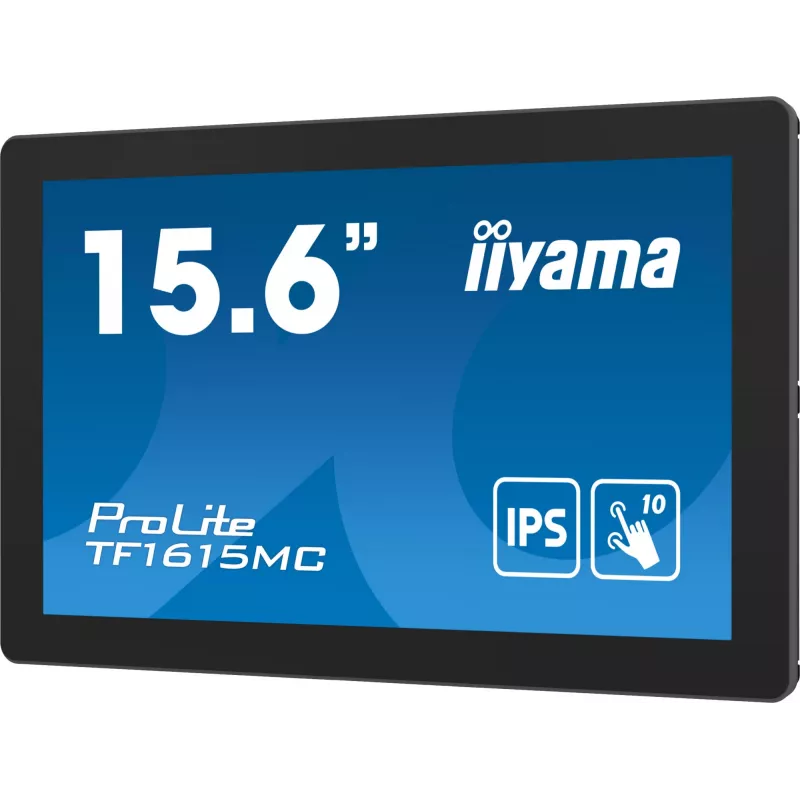 iiyama ProLite TF1615MC-B1 computermonitor 39,6 cm (15,6 inch) 1920 x 1080 pixel Full HD touchscreen zwart