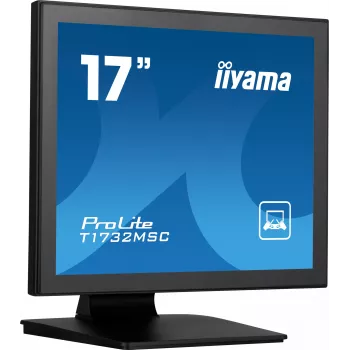 iiyama ProLite computermonitor 43,2 cm (17 inch) 1280 x 1024 pixel LED touchscreen tafel zwart