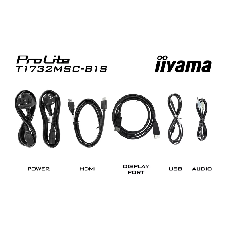 iiyama ProLite computermonitor 43,2 cm (17 inch) 1280 x 1024 pixel LED touchscreen tafel zwart