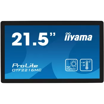 iiyama OTF2216MC-B1 computermonitor 54,6 cm (21,5 inch) 1920 x 1080 pixel Full HD LCD touchscreen zwart