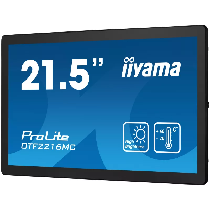iiyama OTF2216MC-B1 computermonitor 54,6 cm (21,5 inch) 1920 x 1080 pixel Full HD LCD touchscreen zwart