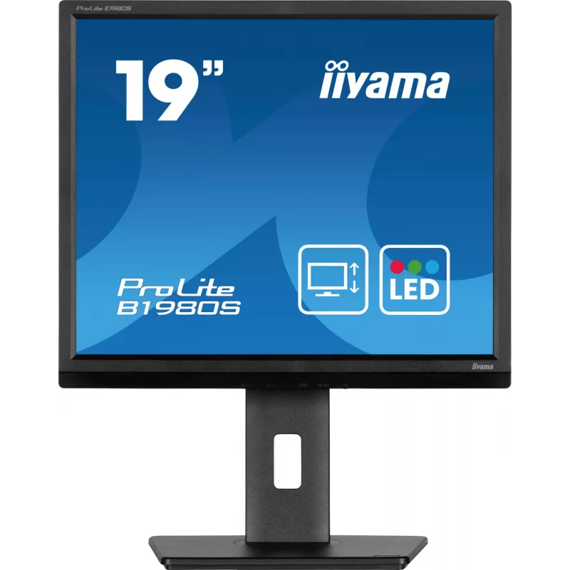 iiyama ProLite B1980S-B1 computermonitor 48,3 cm (19 inch) 1280 x 1024 pixel VGA LED zwart