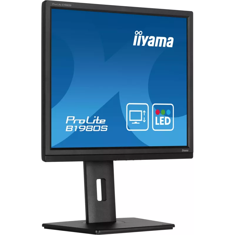 iiyama ProLite B1980S-B1 computermonitor 48,3 cm (19 inch) 1280 x 1024 pixel VGA LED zwart
