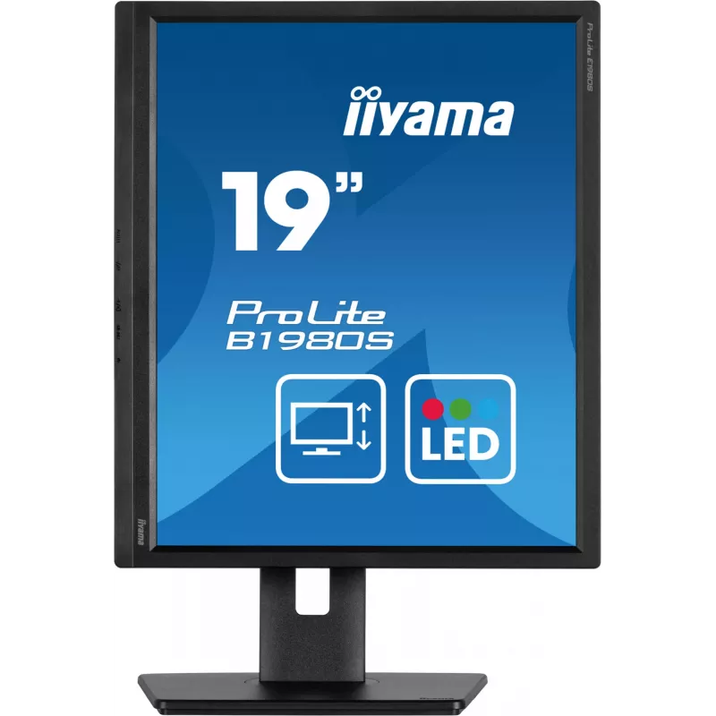 iiyama ProLite B1980S-B1 computermonitor 48,3 cm (19 inch) 1280 x 1024 pixel VGA LED zwart