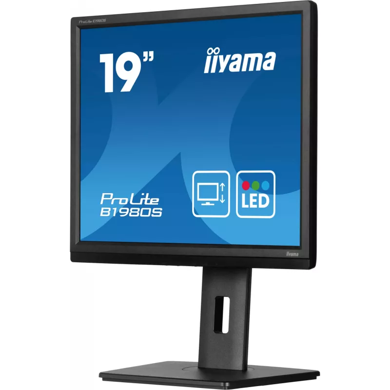 iiyama ProLite B1980S-B1 computermonitor 48,3 cm (19 inch) 1280 x 1024 pixel VGA LED zwart