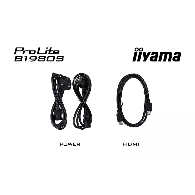 iiyama ProLite B1980S-B1 computermonitor 48,3 cm (19 inch) 1280 x 1024 pixel VGA LED zwart
