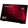 Viewsonic TD2465 Signage Display interactief flatpanel 61 cm (24 inch) LED 250 cd/m² Full HD zwart touchscreen