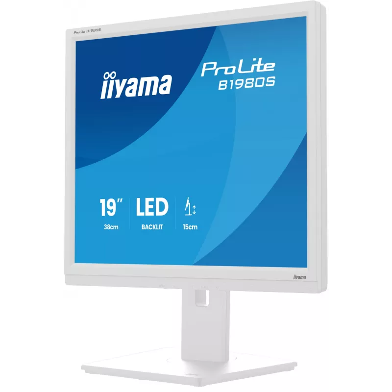 iiyama ProLite B1980S-W1 computermonitor 48,3 cm (19 inch) 1280 x 1024 pixel SVGA LED wit