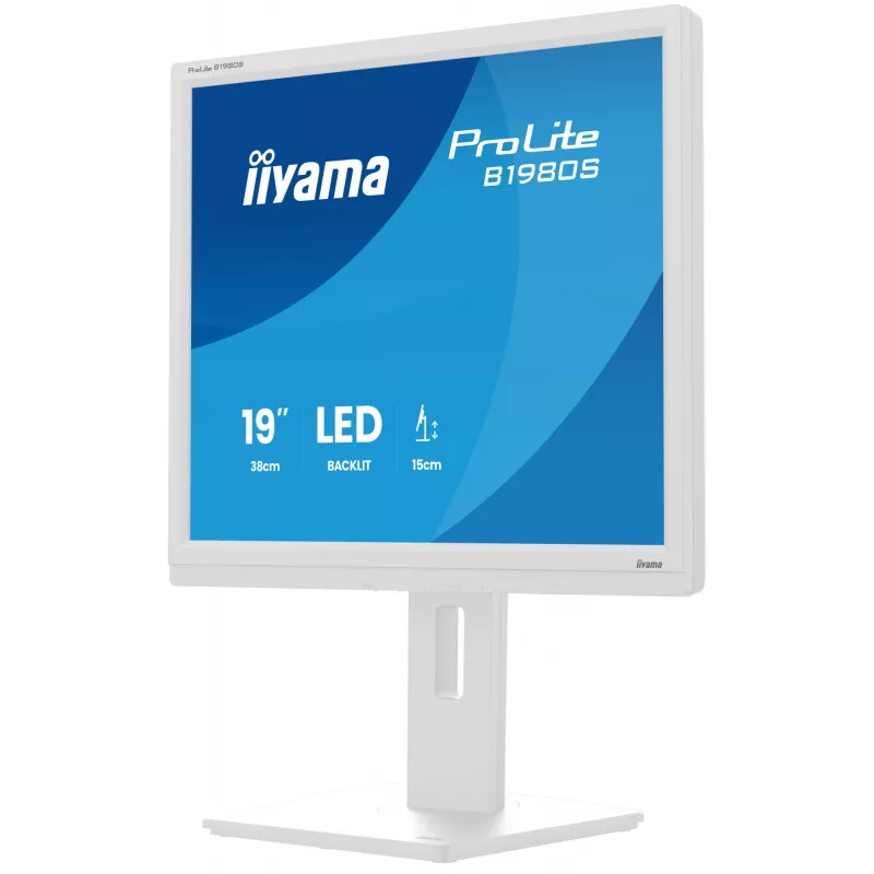 iiyama ProLite B1980S-W1 computermonitor 48,3 cm (19 inch) 1280 x 1024 pixel SVGA LED wit