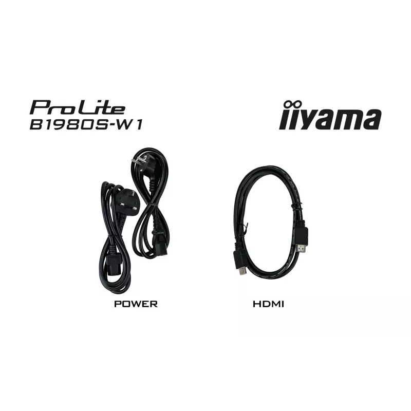 iiyama ProLite B1980S-W1 computermonitor 48,3 cm (19 inch) 1280 x 1024 pixel SVGA LED wit