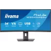 iiyama ProLite XCB3494WQSU-B1 computermonitor 86,4 cm (34 inch) 3440 x 1440 pixel UltraWide Quad HD LED zwart