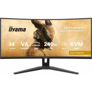 iiyama G-MASTER GCB3486WQSCP-B1 computermonitor 86,4 cm (34 inch) 3440 x 1440 pixel UltraWide Quad HD zwart