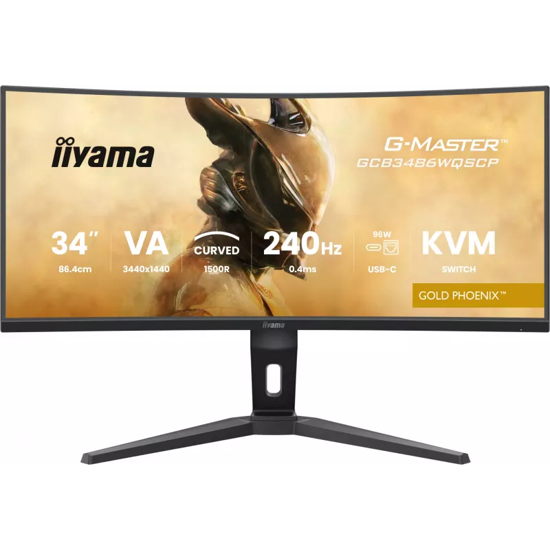 iiyama G-MASTER GCB3486WQSCP-B1 computermonitor 86,4 cm (34 inch) 3440 x 1440 pixel UltraWide Quad HD zwart