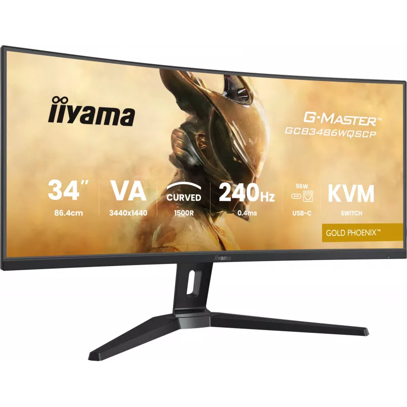 iiyama G-MASTER GCB3486WQSCP-B1 computermonitor 86,4 cm (34 inch) 3440 x 1440 pixel UltraWide Quad HD zwart