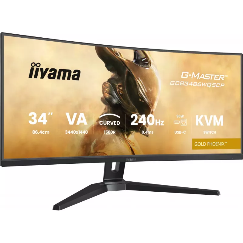 iiyama G-MASTER GCB3486WQSCP-B1 computermonitor 86,4 cm (34 inch) 3440 x 1440 pixel UltraWide Quad HD zwart