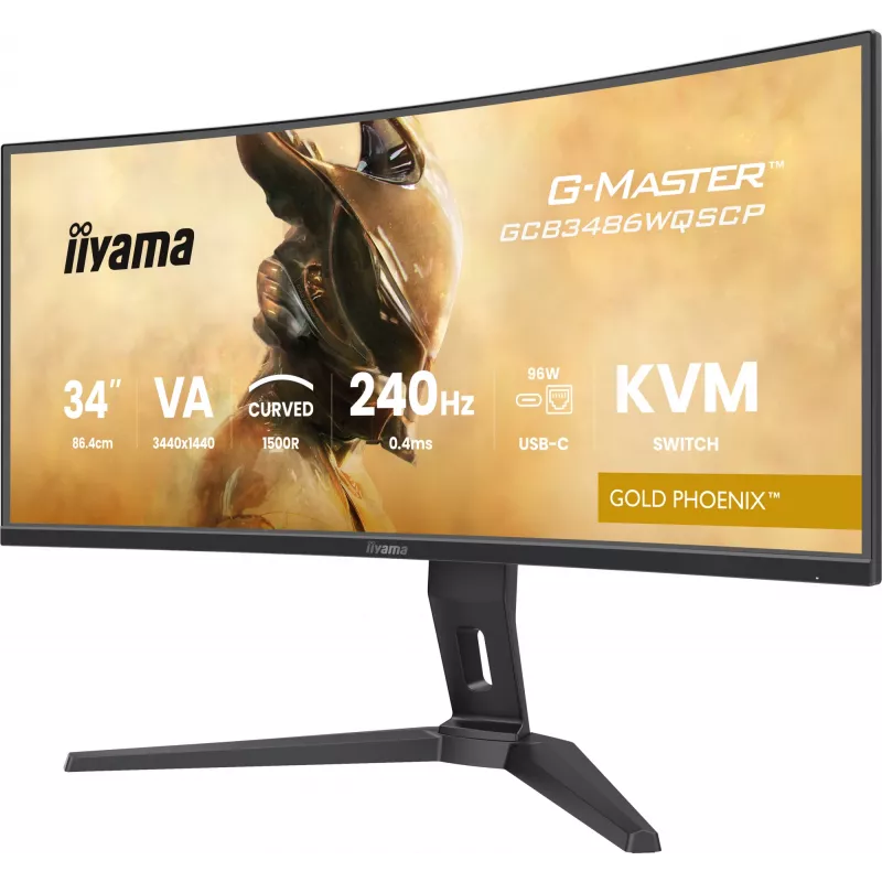 iiyama G-MASTER GCB3486WQSCP-B1 computermonitor 86,4 cm (34 inch) 3440 x 1440 pixel UltraWide Quad HD zwart