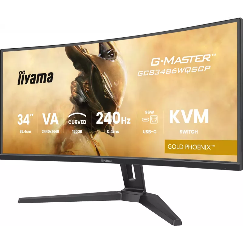iiyama G-MASTER GCB3486WQSCP-B1 computermonitor 86,4 cm (34 inch) 3440 x 1440 pixel UltraWide Quad HD zwart