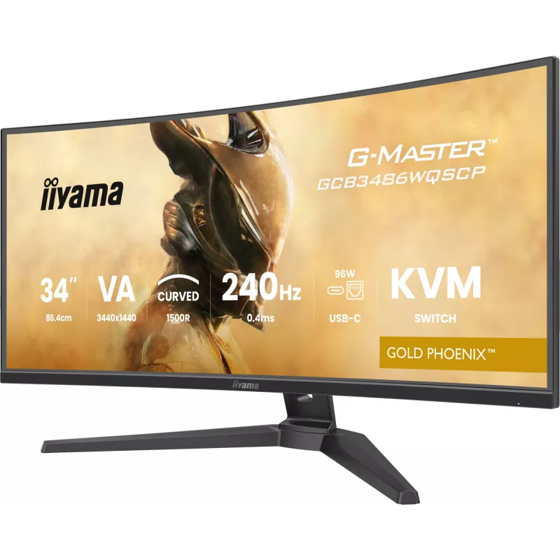 iiyama G-MASTER GCB3486WQSCP-B1 computermonitor 86,4 cm (34 inch) 3440 x 1440 pixel UltraWide Quad HD zwart