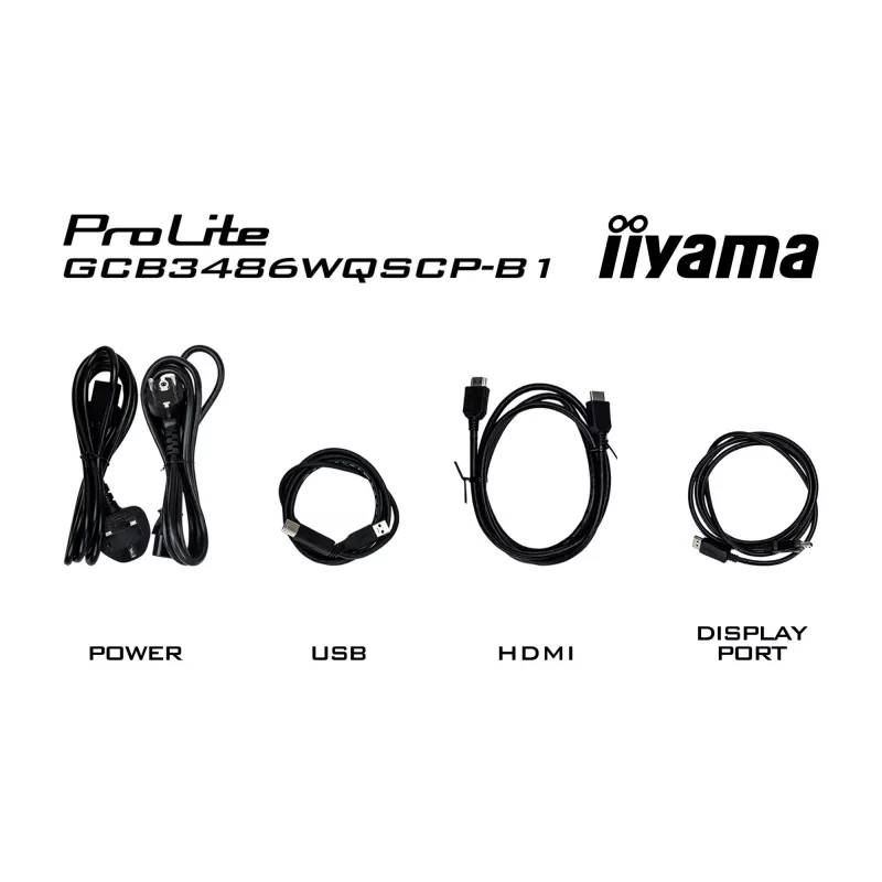 iiyama G-MASTER GCB3486WQSCP-B1 computermonitor 86,4 cm (34 inch) 3440 x 1440 pixel UltraWide Quad HD zwart