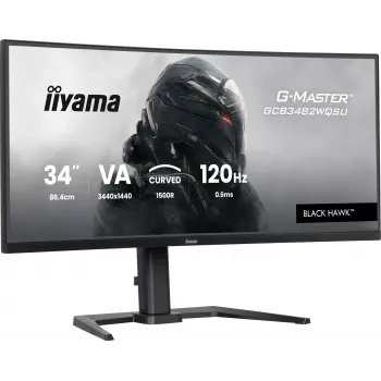 iiyama GCB3482WQSU-B1 computermonitor 86,4 cm (34 inch) 3440 x 1440 pixel UltraWide Quad HD LED zwart