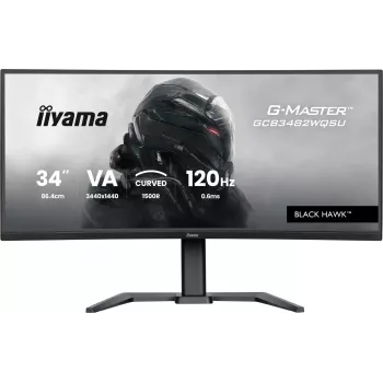 iiyama GCB3482WQSU-B1 computermonitor 86,4 cm (34 inch) 3440 x 1440 pixel UltraWide Quad HD LED zwart