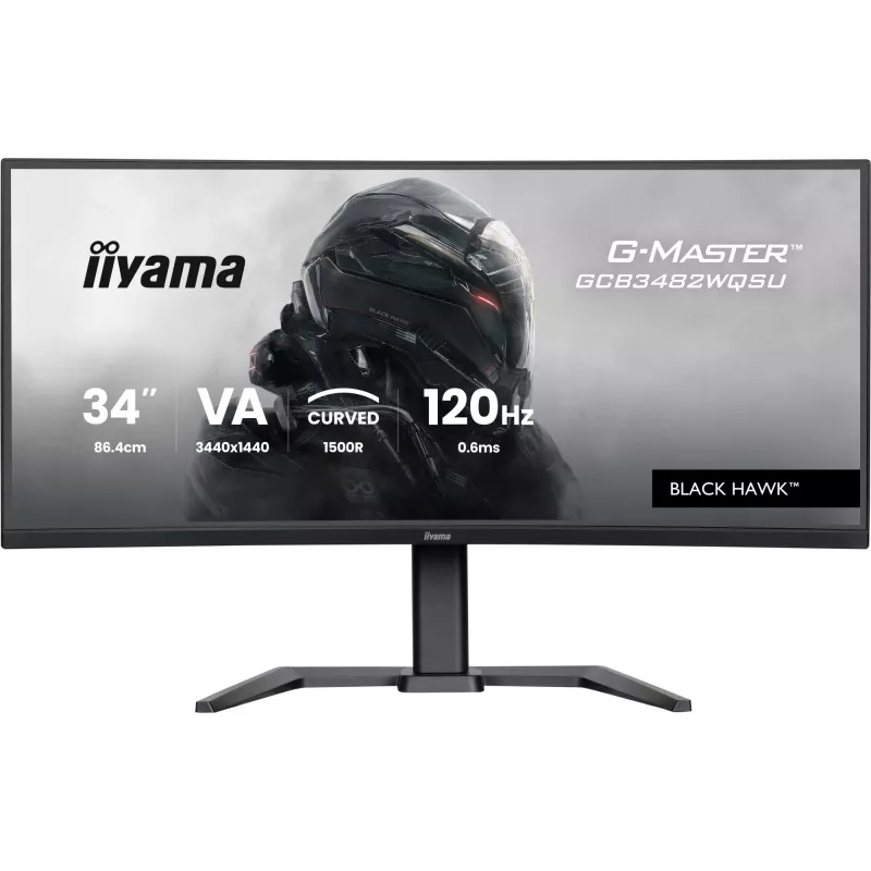iiyama GCB3482WQSU-B1 computermonitor 86,4 cm (34 inch) 3440 x 1440 pixel UltraWide Quad HD LED zwart