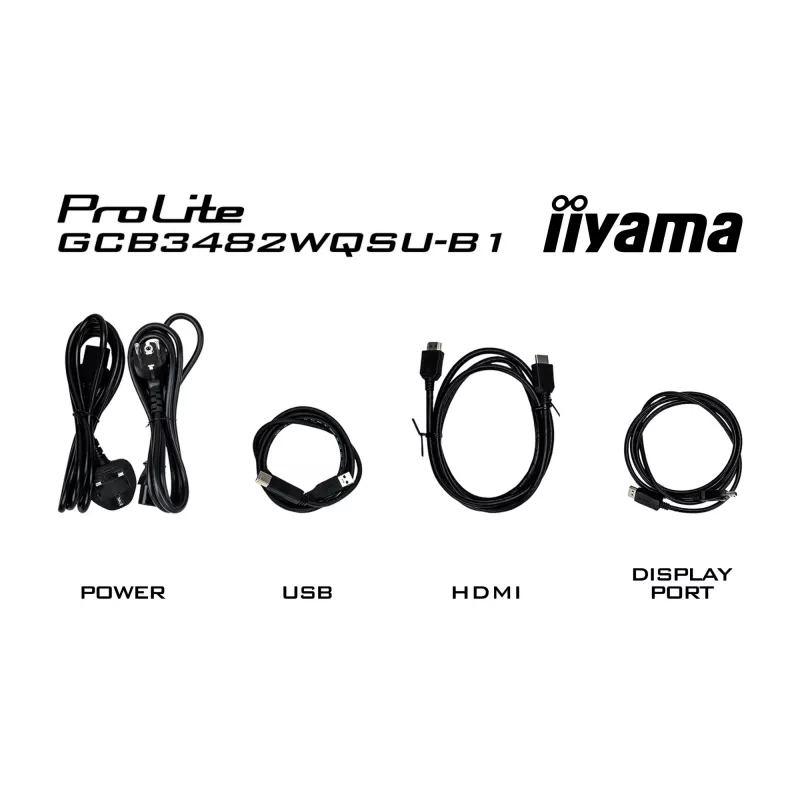 iiyama GCB3482WQSU-B1 computermonitor 86,4 cm (34 inch) 3440 x 1440 pixel UltraWide Quad HD LED zwart