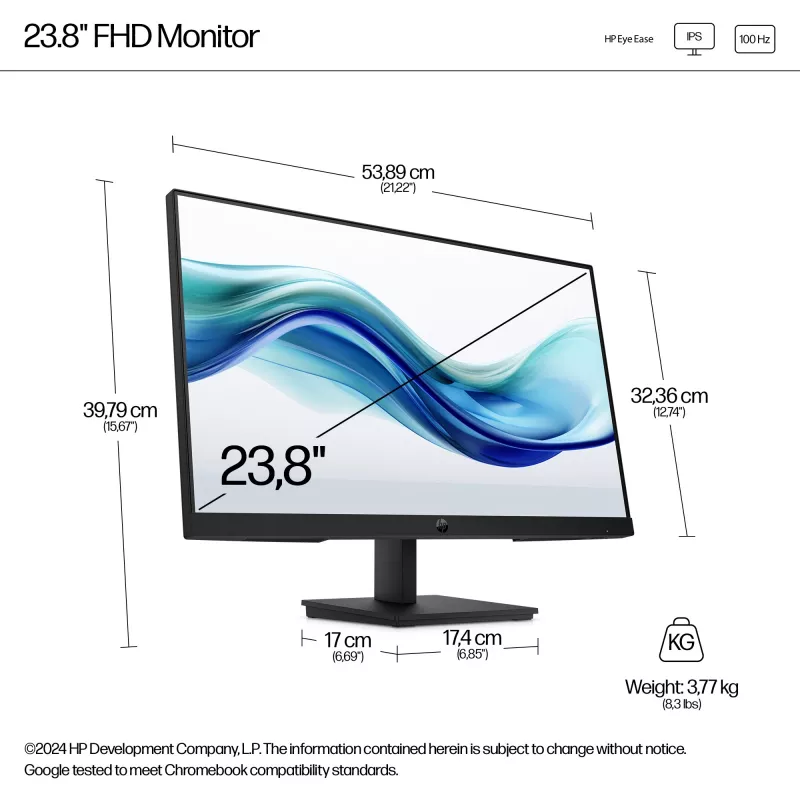 Monitor HP Series 3 Pro 23,8 inch FHD LCD 1920x1080