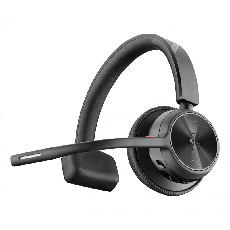 HP Poly Voyager 4310-M UC headset + USB-A naar USB-C kabel + BT700 dongle