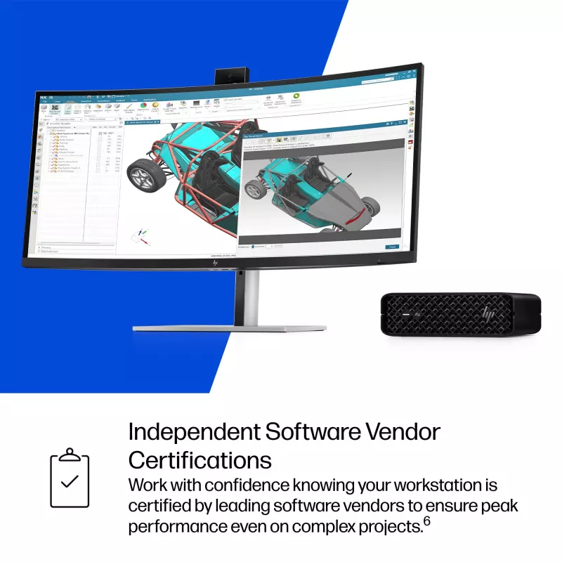 HP Z2 G1i Intel Core Ultra 7 265 32 GB DDR5-SDRAM NVIDIA RTX A400 Windows 11 Pro Mini PC Workstation KI-Workstation, KI-PC