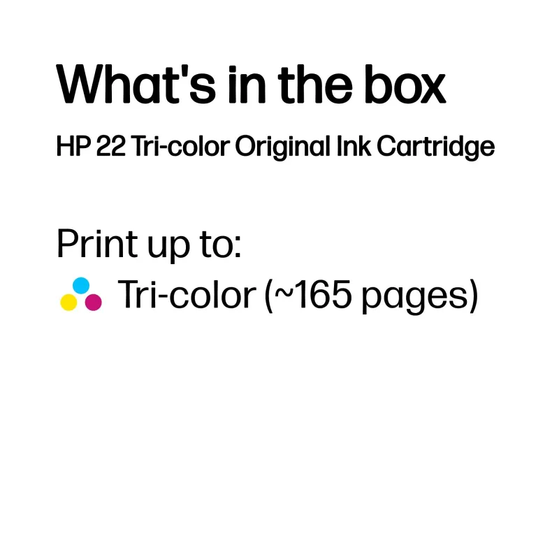 Inktcartridge HP C9352AE Color No.22 5ml