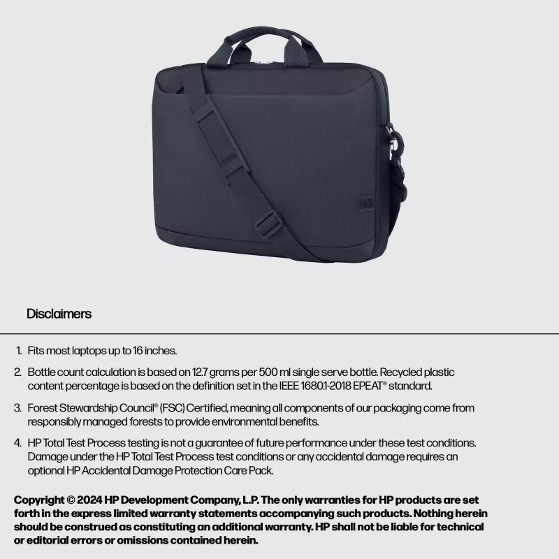 HP Everyday 16 inch laptop aktetas