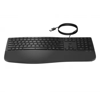 HP 485 Comfort bedraad toetsenbord full-size USB membraan met polssteun