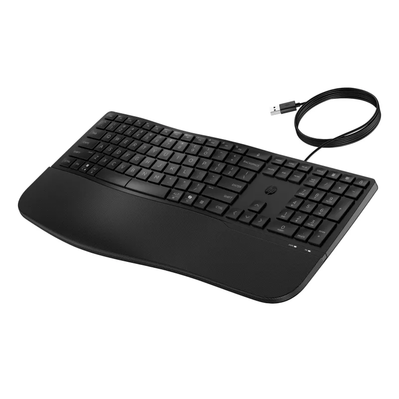 HP 485 Comfort bedraad toetsenbord full-size USB membraan met polssteun