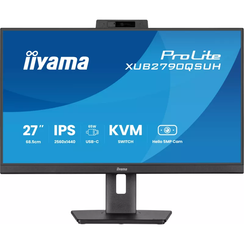 iiyama ProLite XUB2790QSUH-B2 computermonitor 68,6 cm (27 inch) 2560 x 1440 pixel Quad HD LED zwart