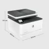 Printer HP LaserJet Pro 3002dn laser grijs wit