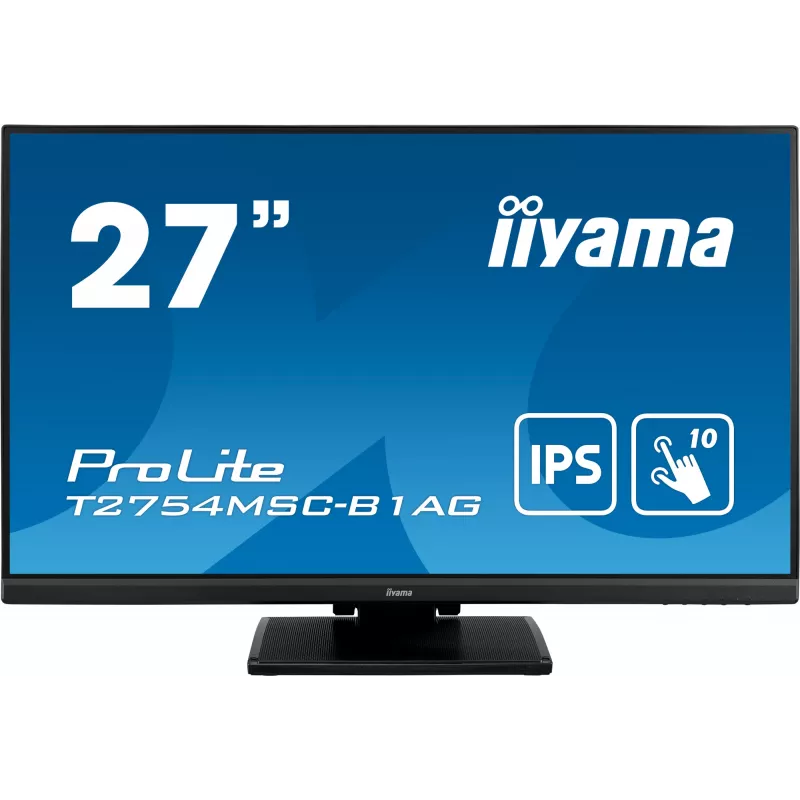 iiyama ProLite T2754MSC-B1AG computermonitor 68,6 cm (27 inch) 1920 x 1080 pixels Full HD LED touchscreen multi-user zwart
