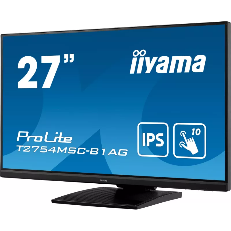 iiyama ProLite T2754MSC-B1AG computermonitor 68,6 cm (27 inch) 1920 x 1080 pixels Full HD LED touchscreen multi-user zwart