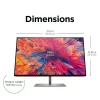 HP Z24q G3 QHD-display, 60,5 cm (23,8 inch), 2560 x 1440 pixels, Quad HD, LCD, 5 ms, zilver