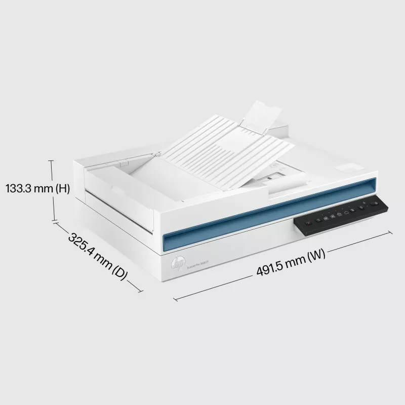 HP Scanjet Pro 3600 f1 flatbed- & ADF-scanner 1200 x 1200 DPI A4 wit